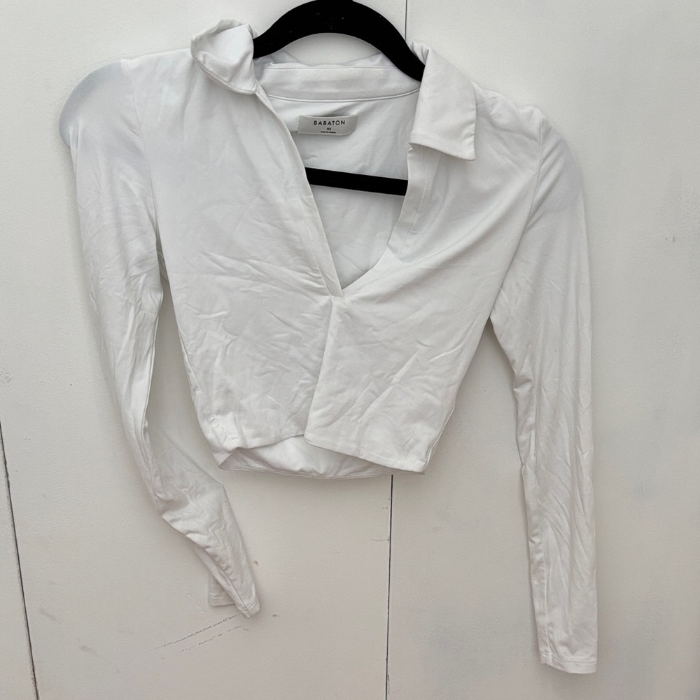 Aritzia contour polo longsleeve